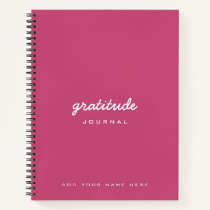 dusty rose pink gratitude journal notebook