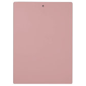 Dusty Rose Pink | Modern Monogram Clipboard (Back)