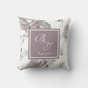 Dusty rose pink throw pillow