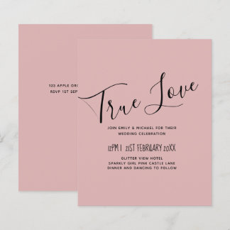 Dusty Rose Pink Wedding 
