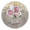 Dusty Rose Rustic Country Floral Mason Jar
