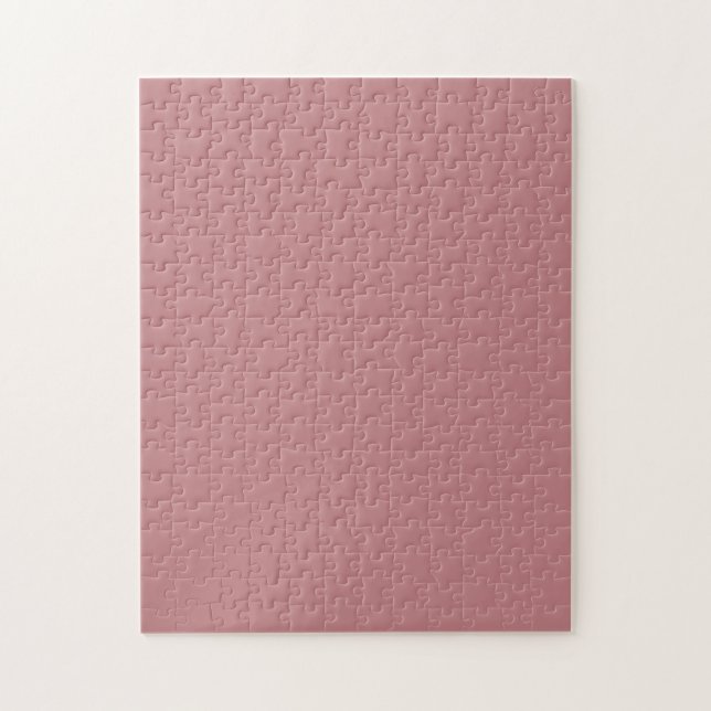 Dusty Rose Solid Color Jigsaw Puzzle (Vertical)