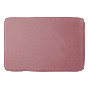 Dusty Rose Solid Colour Bath Mat