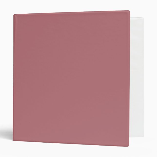 Dusty Rose Solid Colour  Binder (Front/Inside)