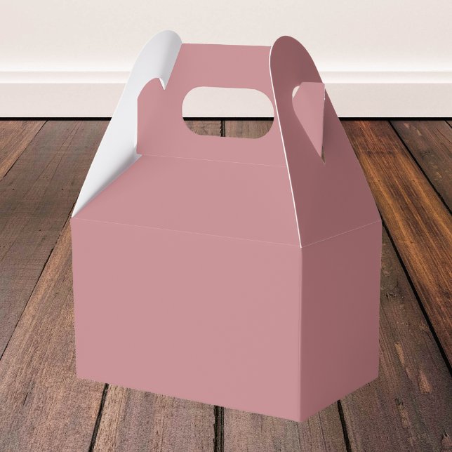 Dusty Rose Solid Colour Favor Box (Creator Uploaded)