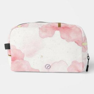 Dusty Rose Sprinkled Gold Frame Mäppchen Beutel Dopp Kit