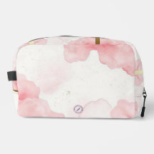 Dusty Rose Sprinkled Gold Frame Mäppchen