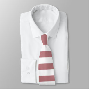 Dusty Rose Striped Solid Colour Stripes  Tie