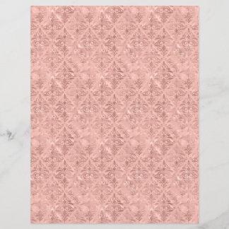 Dusty rose victorien style Damask papier de scrapb