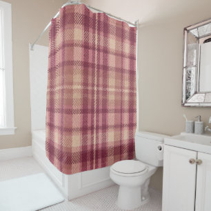 Dusty Rose Warm Muted Pinks Plaid