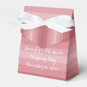 Dusty Rose Wedding Shower Favor Box