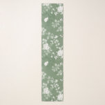 Dusty Sage Floral Green Flower Greenery Pattern Scarf<br><div class="desc">Elevate your style with our 'Dusty Sage Floral Green Flower Greenery Pattern' collection. Featuring a delicate blend of soft sage tones and intricate floral designs,  these print-on-demand products bring a touch of nature-inspired elegance to your wardrobe or home decor. Perfect for those who appreciate subtle beauty and timeless charm.</div>