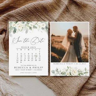 Dusty Sage Green Flat Enregistrer La Carte Date