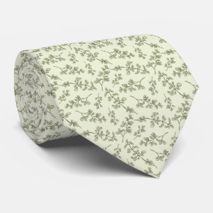  Dusty Sage Neck Tie for Men - Wedding Groom 