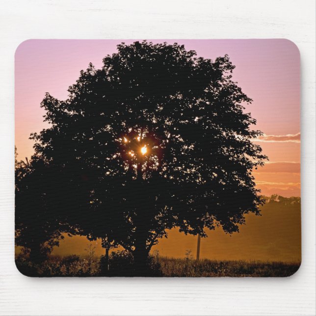 Dusty Sunset Mouse Pad (Front)