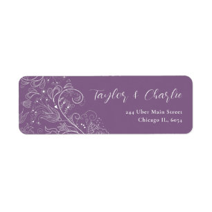 Dusty violet élégant Mariage floral