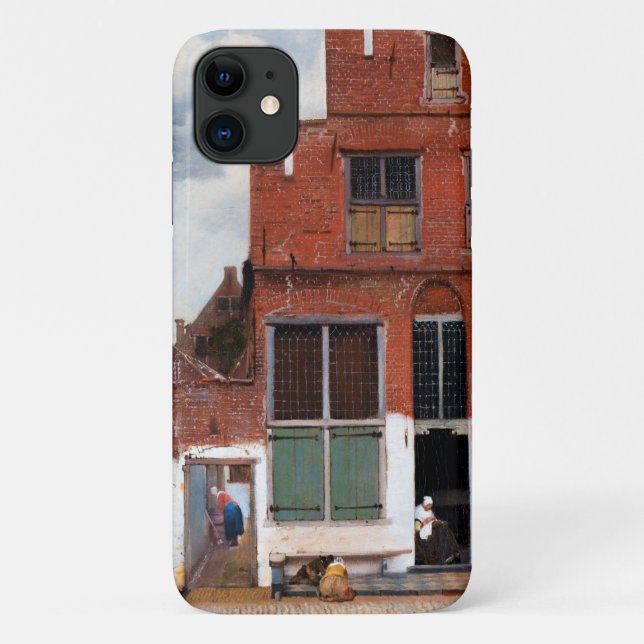 Dutch Alley, Johannes Vermeer Case-Mate iPhone Case (Back)