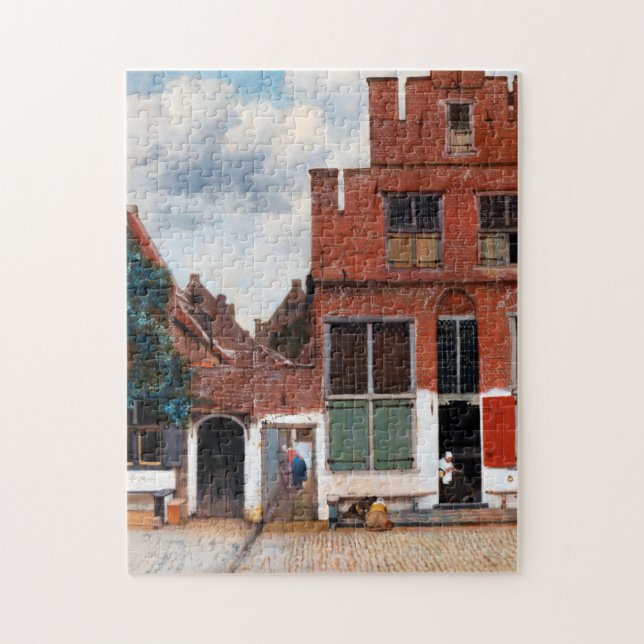 Dutch Alley, Johannes Vermeer Jigsaw Puzzle (Vertical)