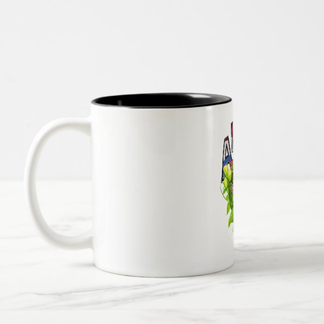 Dutch Amsterdam Souvenir T-Shirt Two-Tone Coffee Mug (Left)