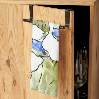 Dutch Art Nouveau Ducks and Geese Kitchen Towel