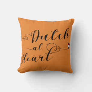 Dutch At Heart Throw Cushion, Holland Pillow