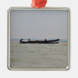 Dutch Barge Metal Ornament