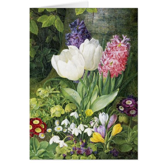 Dutch Bulb Spring Flowers Card
