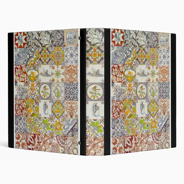 Dutch Ceramic Tiles Binder (Background)