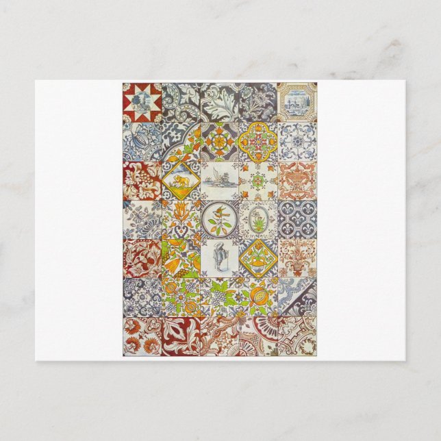 Dutch Ceramic Tiles Postcard (Front)