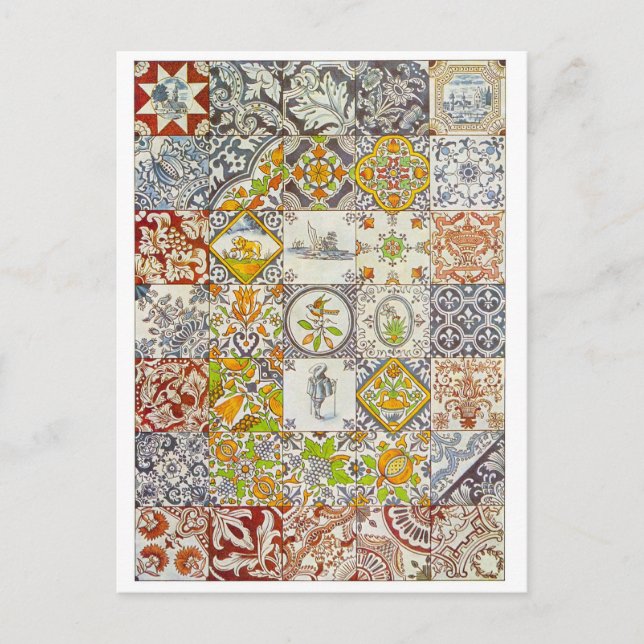 Dutch Ceramic Tiles Postcard (Front)