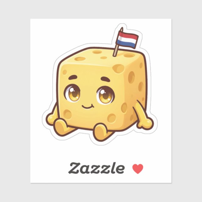 Dutch Cheese Sticker (Sheet)