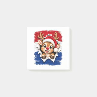 Dutch Christmas Reindeer Post-it Notes
