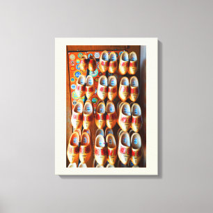 Dutch clogs canvas print
