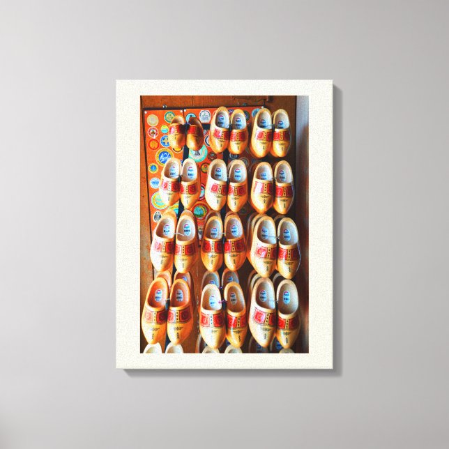 Dutch clogs canvas print (Front)