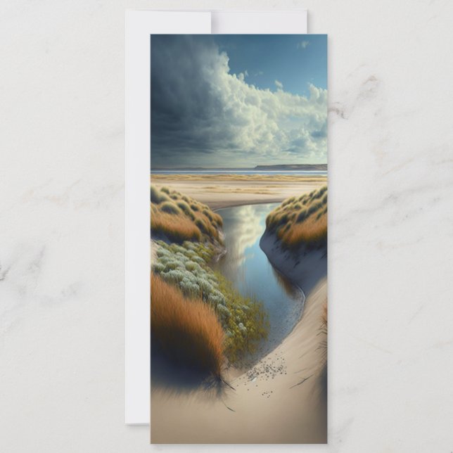 Dutch Coastal Dunes Invitation (Front)
