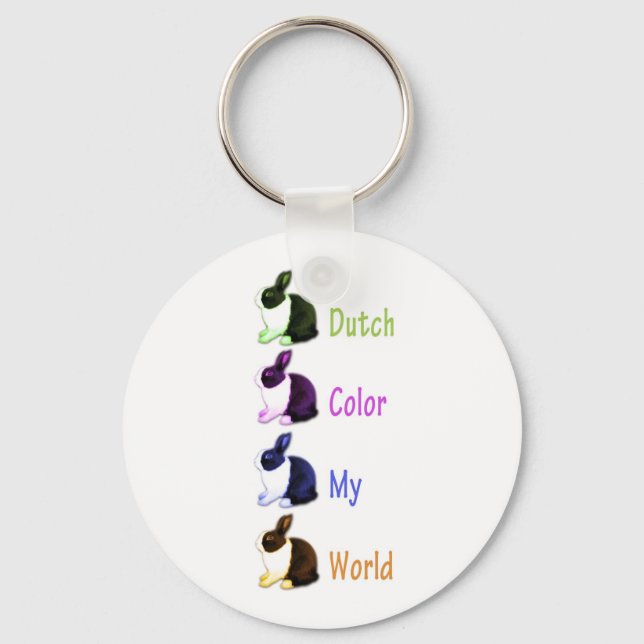 Dutch Colour My World Keychain (Front)