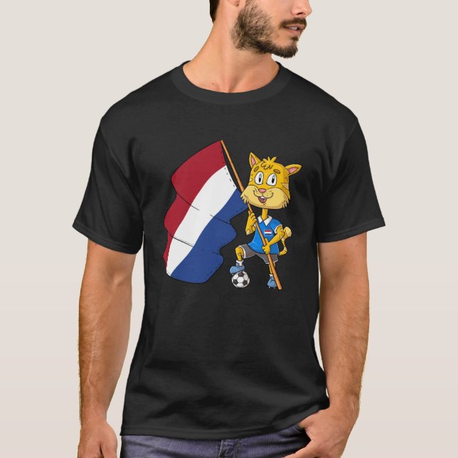 Dutch fan cat T-Shirt (Front)