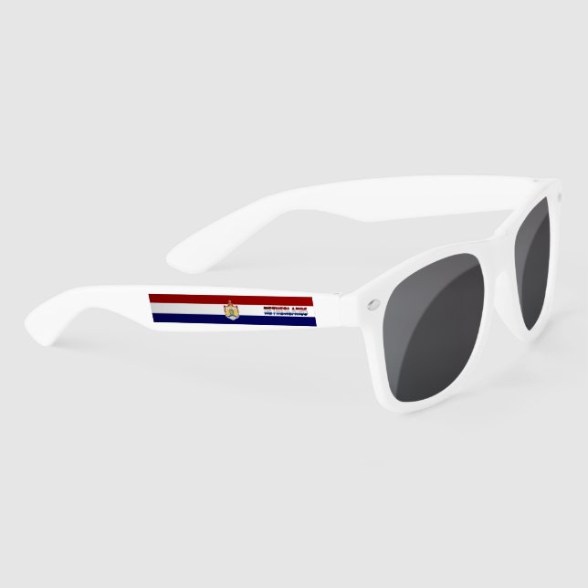 Dutch flag and Coat of arms Sunglasses (Right)