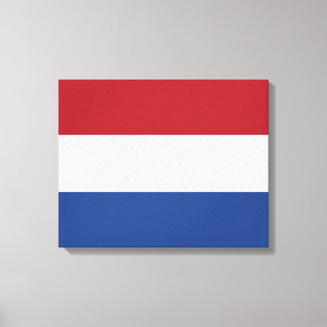 Dutch Flag Canvas Print (Front)