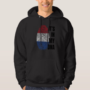 Dutch Flag Dna Fingerprint Holland Oranje Hoodie