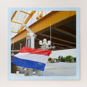 Dutch flag jigsaw puzzle