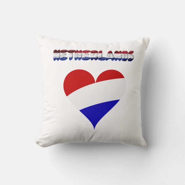 Dutch flag throw pillow (Front)