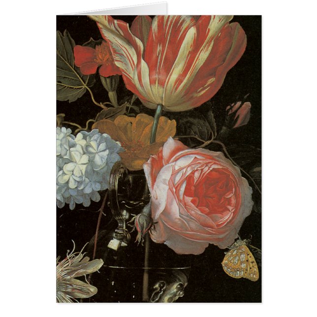 Dutch Flowers Fine Art Masterpiece Card (Front)