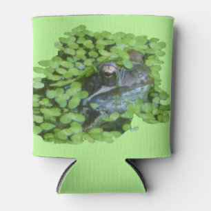 Dutch Frog Face with Duckweed Can Cooler