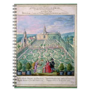 Dutch Garden, 1650 (w/c on paper) Notebook