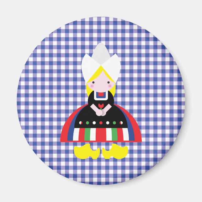 Dutch girl magnet (Front)