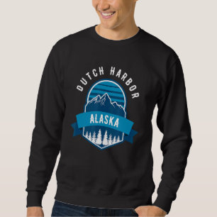 Dutch Harbour AK Forest Mountains Hiking Climbing Sweatshirt