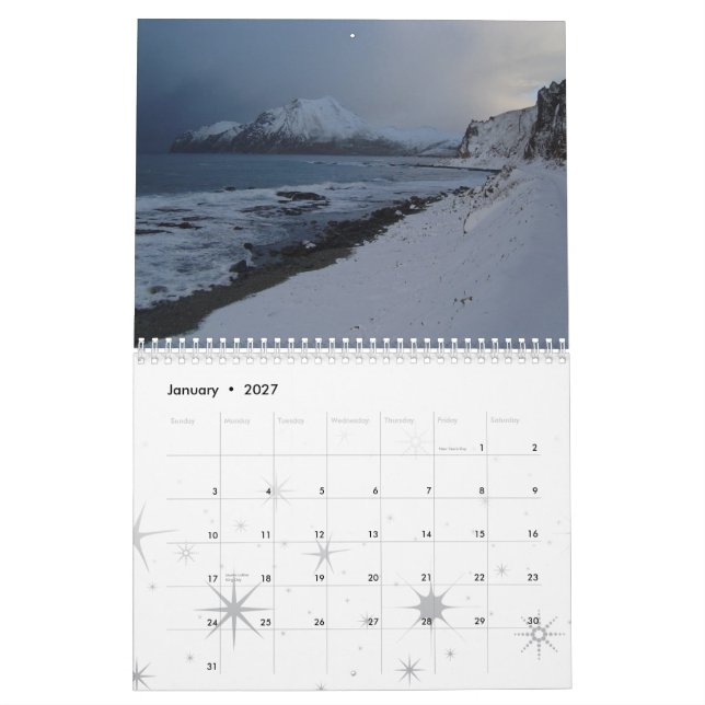 Dutch Harbour, Alaska 2012 Calendar (Jan 2027)