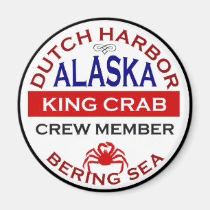 Dutch Harbour Alaskan King Crab Crew Member Magnet