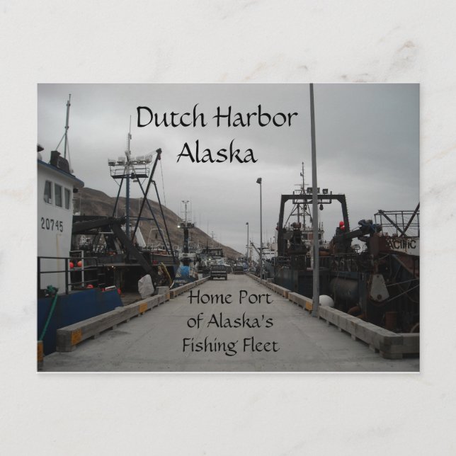 Dutch Harbour Spit Dock Postcard (Front)